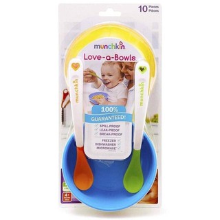 [Siêu rẻ] Bộ chén ăn cao cấp kèm muỗng Munchkin