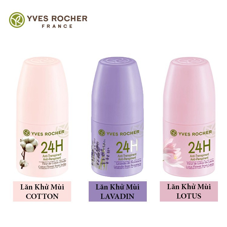 Lăn khử mùi LOTUS FLOWER FROM LAOS 24H- 50ml (siêu sale date 2021) | BigBuy360 - bigbuy360.vn