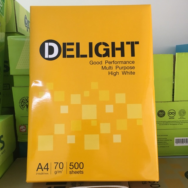 Giấy A4 Delight 70gsm 500 tờ SUKADO