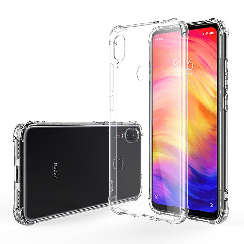 Casing Xiaomi Redmi Note 7 6 K20 Pro 7A Redmi 7A 6A Go Redmi Note 8 Pro Shockproof Transparent Soft Silicone Phone Case