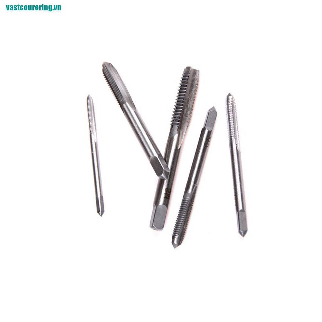 Vội vã☌Bộ 5 Mũi Khoan Thẳng Cầm Tay M3 M4 M5 M6 M8 3mm-8mm