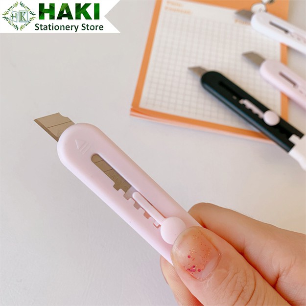 Dao rọc giấy mini chân mèo HAKI cute dễ thương loại tốt cao cấp