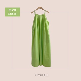 TYRIBEE - Đầm Maxi Xếp Ly