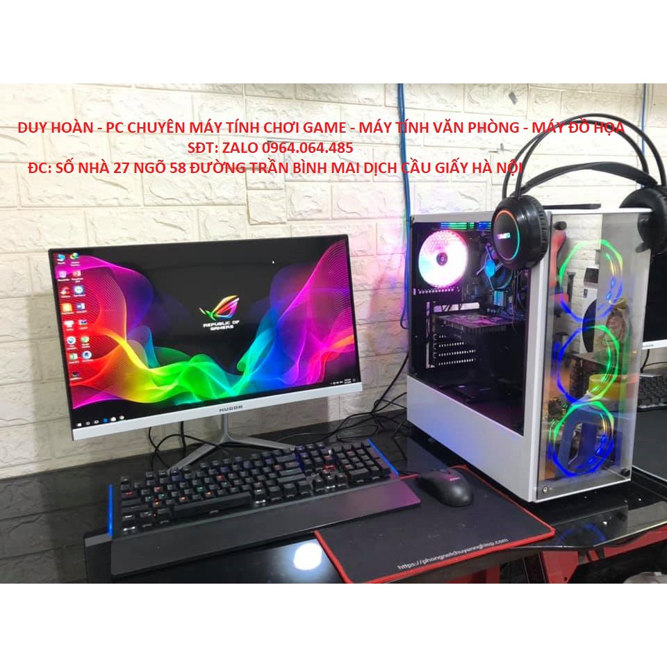 máy tính cấu hình khủng chơi PUBG - GTA5,LOL,Fifa 4..Màn hình cong 24inch 144hz | BigBuy360 - bigbuy360.vn