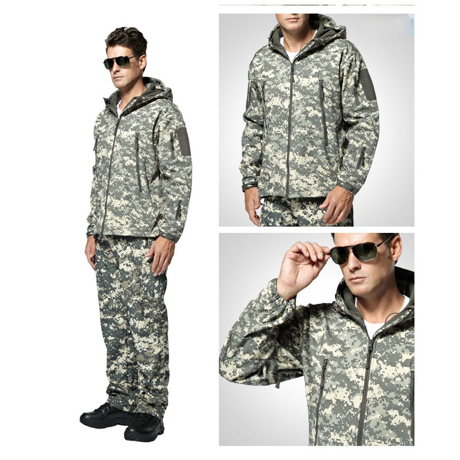 Áo khoác chống gió phong cách quân đội thời trang cho nam