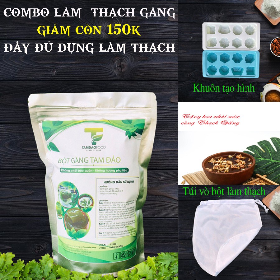 Bột găng Tam Đảo - Combo 150k (Nguyên liệu làm thạch găng)