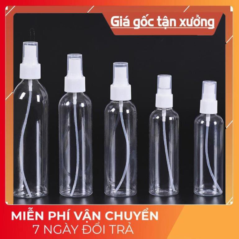 Chai Xịt Phun Sương ❤ SIÊU RẺ ❤ Chai trong xịt phun sương 150ml,200ml,250ml chiết mỹ phẩm , phụ kiện du lịch