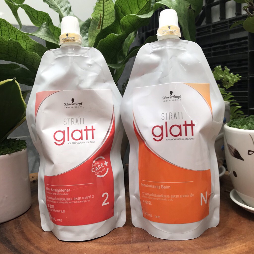 Thuốc duỗi tóc Schwarzkopf Glatt 400mlx2 ( Thái Lan) ( nguyên cặp)
