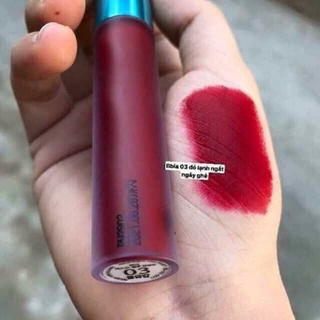 Son kem lì bbia last velvet lip tint 03 - đỏ lạnh