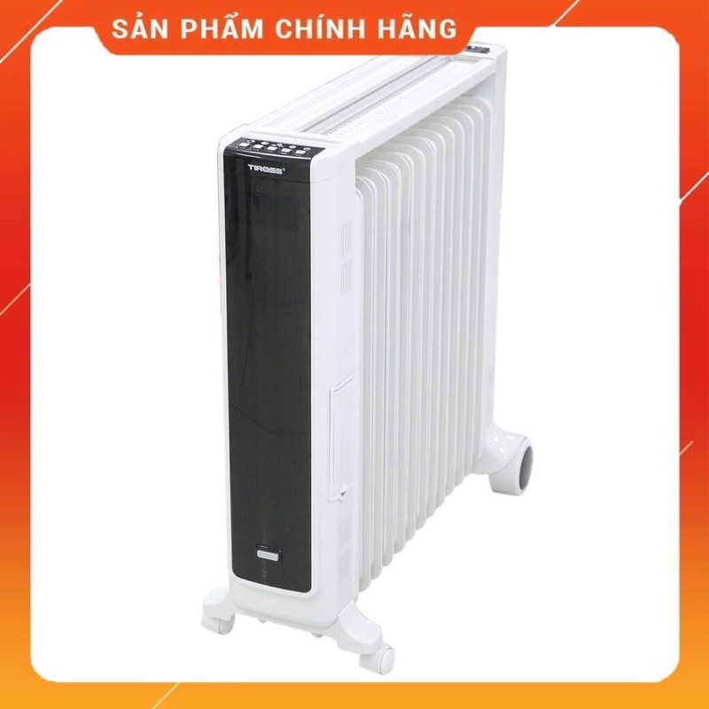 Máy sưởi dầu Tiross TS9215 (15 thanh), Hàng chính hãng - BH 12 tháng