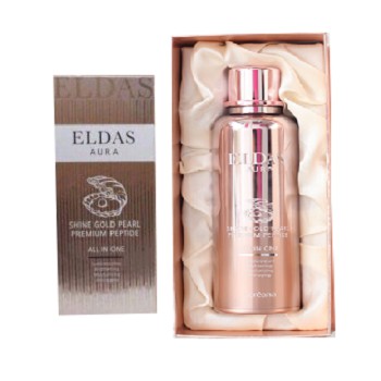 Tinh Chất Tế Bào Gốc Eldas Aura Shine Gold Pearl Premium Peptide All In One 100ml