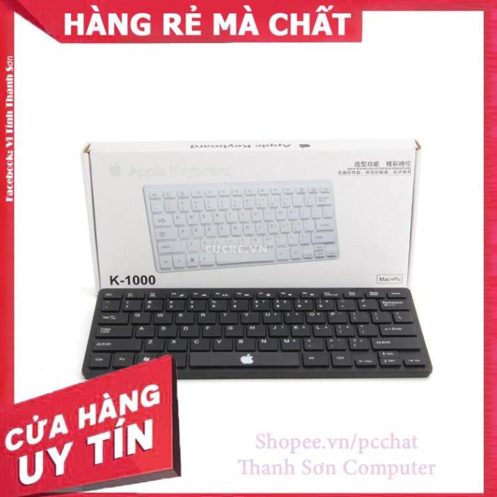 [Mã PC10K20X  hoàn đến10K xu] Bàn phím máy tính mini K1000 có dây (đen) - Linh Kiện Phụ Kiện PC Laptop Thanh Sơn | BigBuy360 - bigbuy360.vn