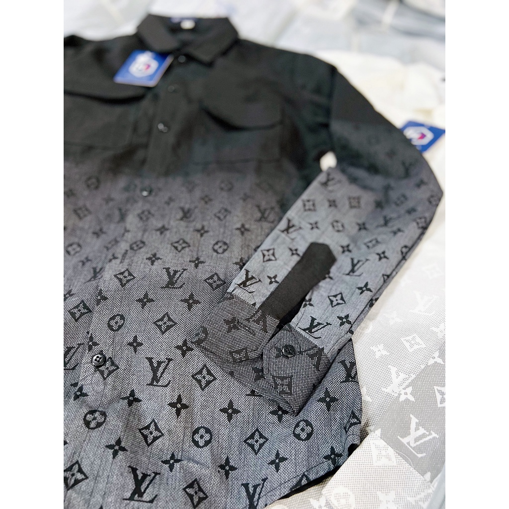 Áo sơ mi nam đũi tay dài+[FREESHIP]+loang màu mẫu mới cao cấp-AHFASHION | BigBuy360 - bigbuy360.vn