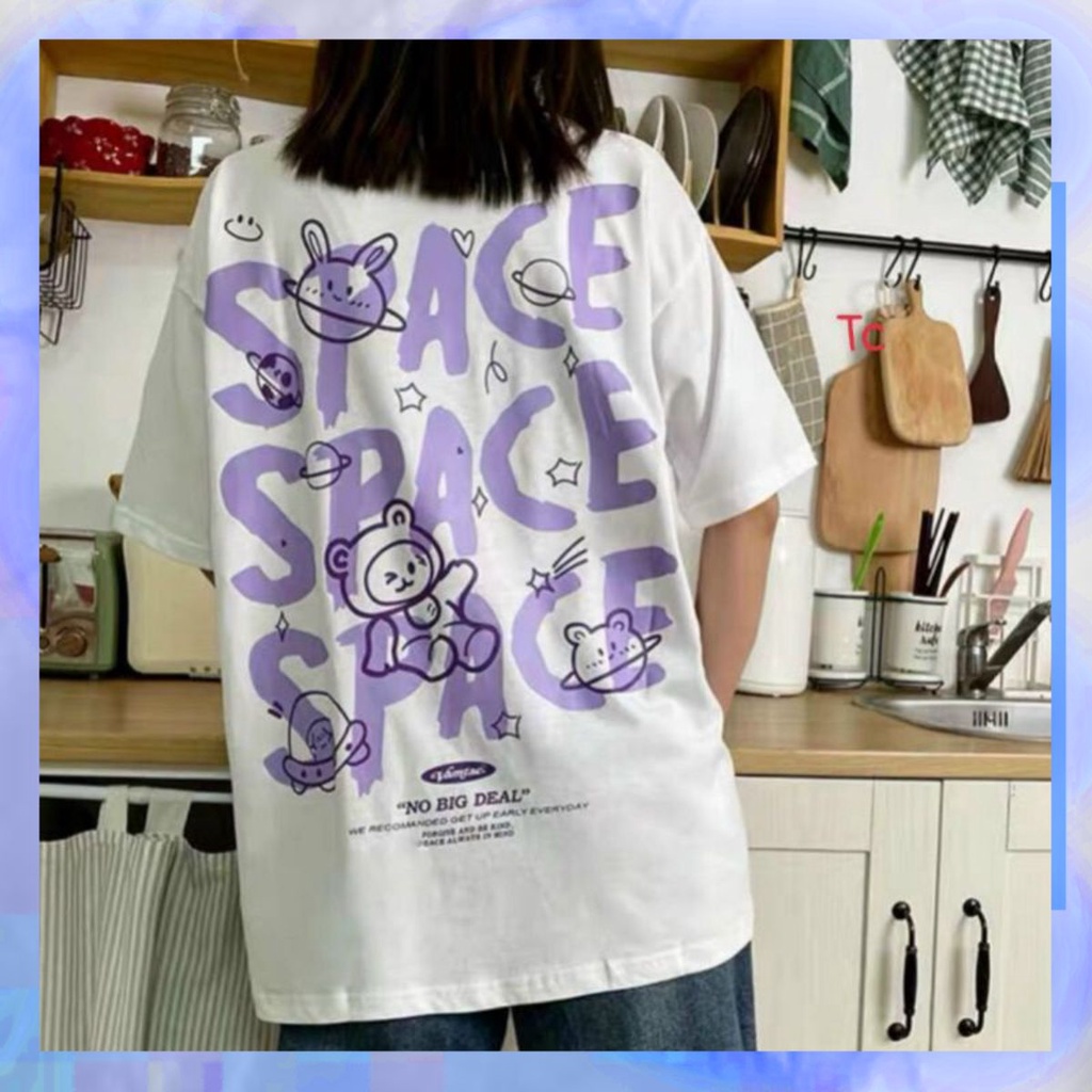 Áo Phông Tay Lỡ In Hình Gấu Panda Siêu Đẹp Phong Cách Trẻ Trung Năng Động nganunisex