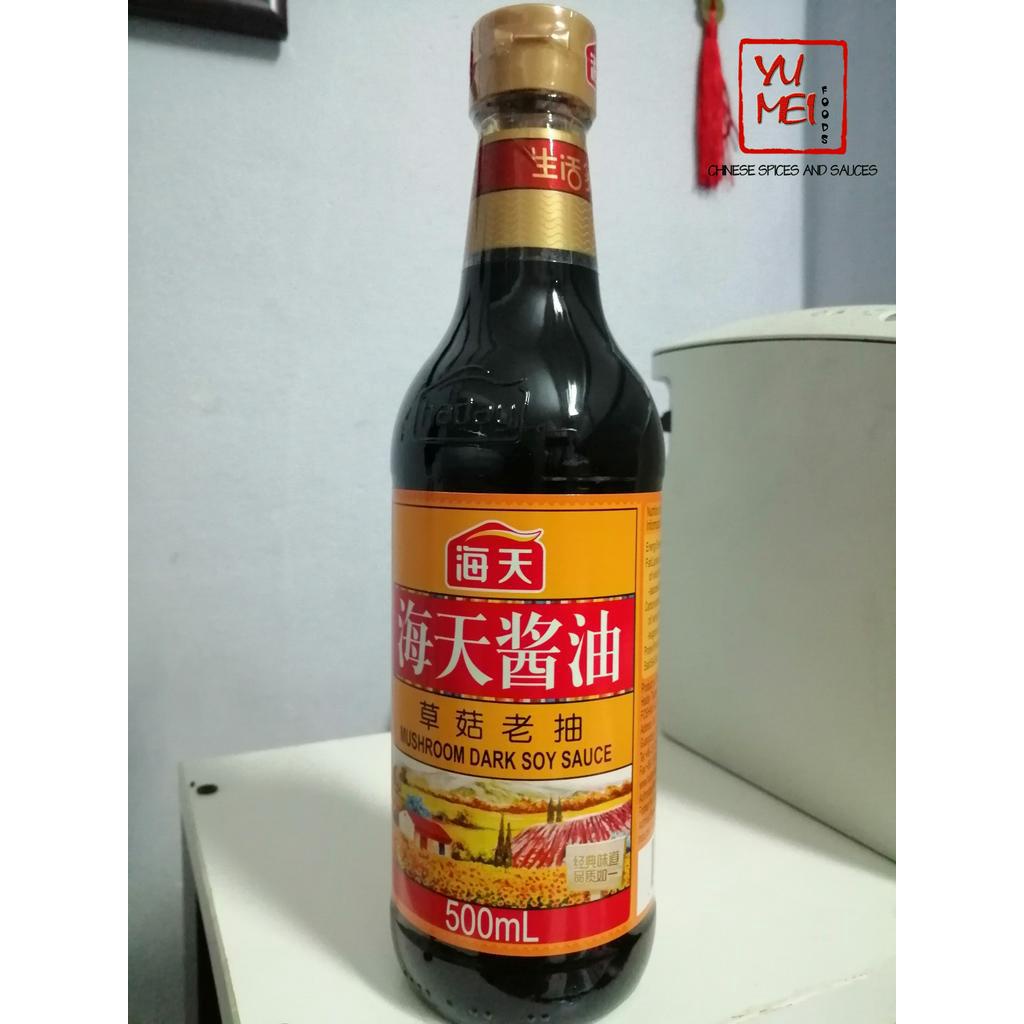 Hắc Xì Dầu Nấm Rơm Hải Thiên 500ml - Mushroom Dark Soy Sauce Haday