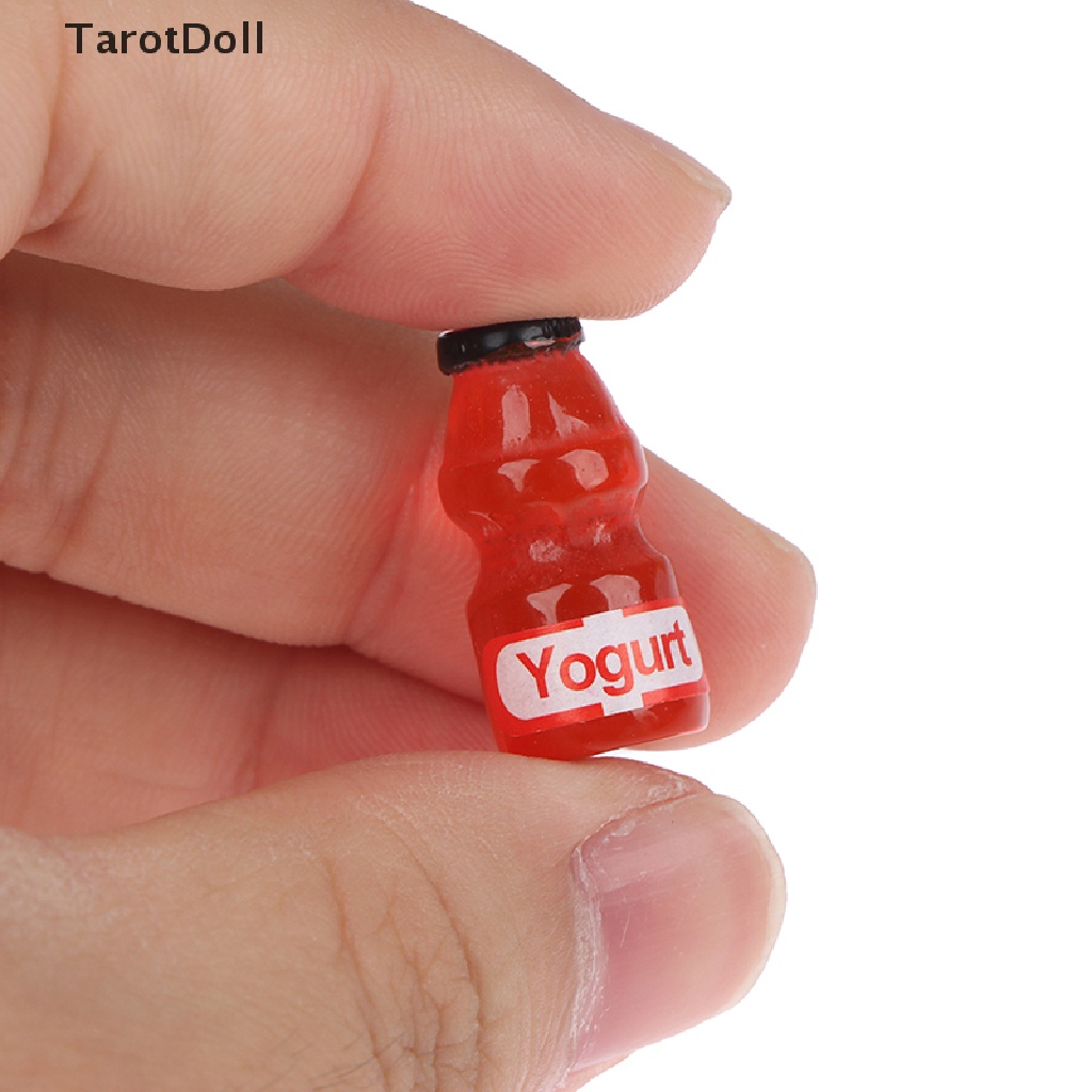 Set 5 Chai Sữa Mini 1 / 12 Dùng Để Trang Trí Nhà Búp Bê