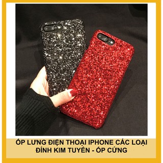 ỐP LƯNG ĐIỆN THOẠI IPHONE CÁC LOẠI ĐÍNH KIM TUYẾN - ỐP IPHONE CỨNG [E3-3]