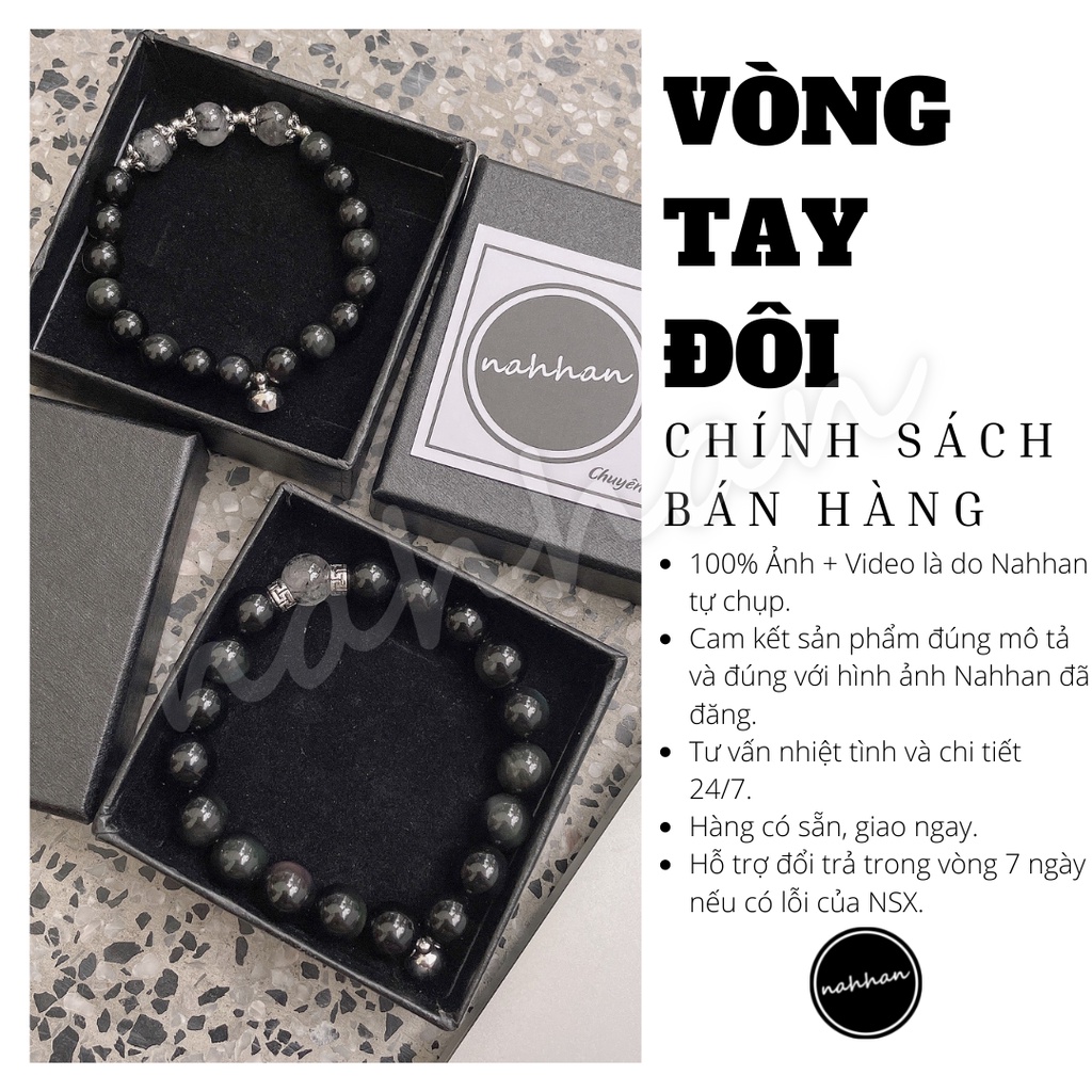 Vòng tay đôi MSCB15 , lắc tay nam nữ , 100% tự nhiên kết hạt sáng bóng thanh lịch và đơn giản , phukiennahhan | BigBuy360 - bigbuy360.vn