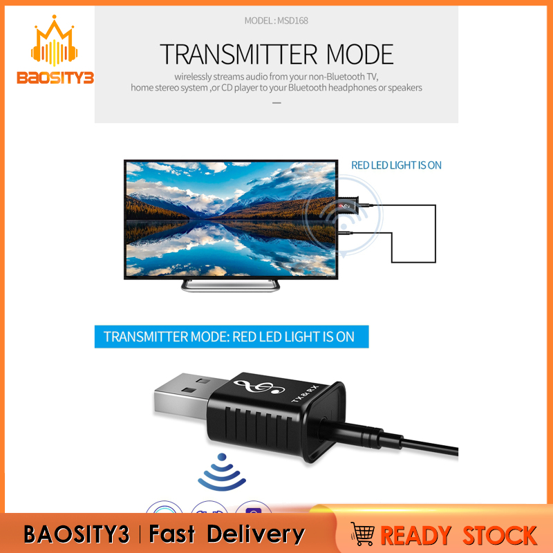 Bộ Chuyển Đổi Âm Thanh Usb Bluetooth 5.0 Cho Tv / Pc Aux