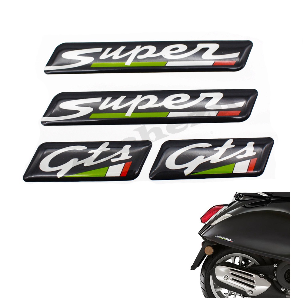 Miếng Dán 3D Trang Trí Xe Máy Vespa Beverly GTS GTV LX Sprint Spring 50 125 150 250 300 E