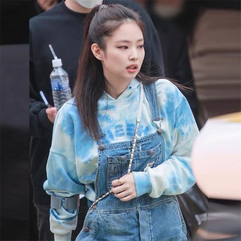 Áo hoodie tie dye loang màu NIEEH giống Jennie, Jisoo Blackpink, Yeri Red velvet
