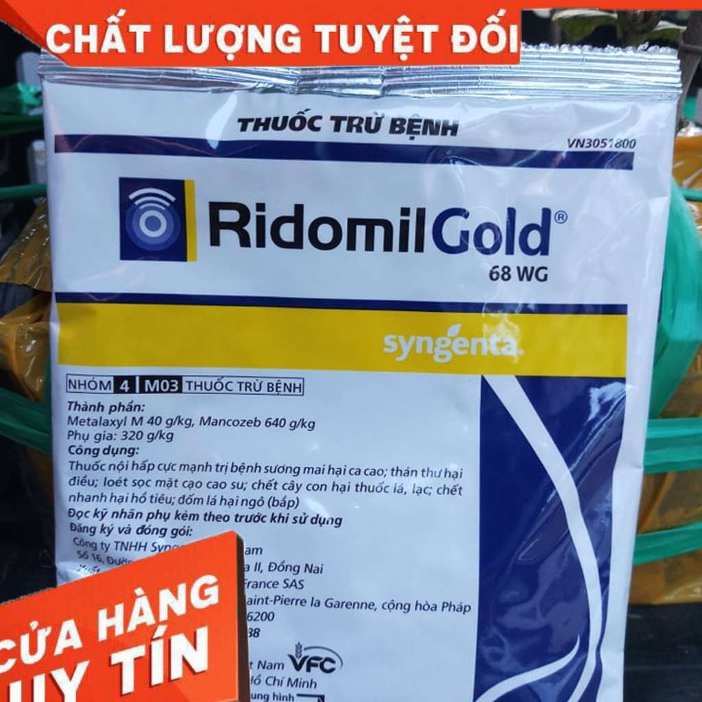 Ridomil Gold 💖 [ Thuốc Trừ Bệnh Sương Mai, Thán Thư ] 100g