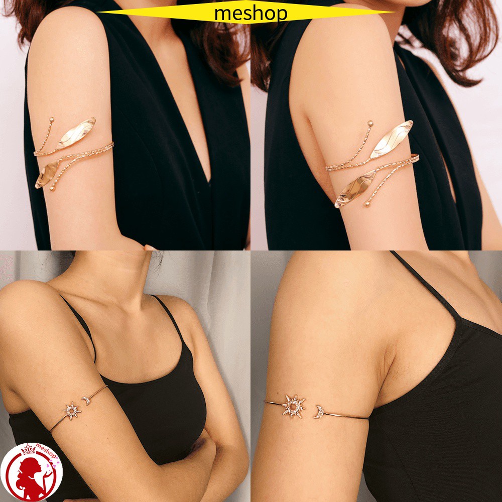 Vòng đeo cánh tay bằng hợp kim khoét rỗng kiểu dáng hình học phong cách punk retro mới phổ biến | BigBuy360 - bigbuy360.vn