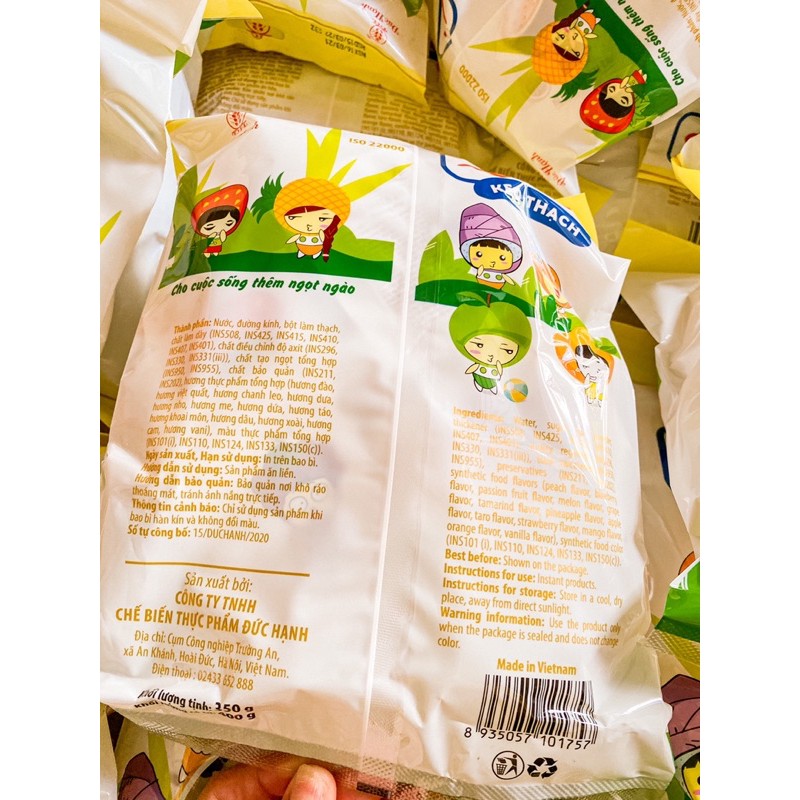 THẠCH ZAIZAI ĐỨC HẠNH GÓI 400g mix vị siêu ngon