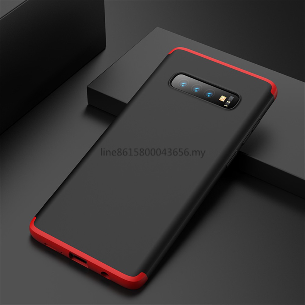 Ốp lưng bọc 360° 3 trong 1 cho Samsung Galaxy S10 S10E S10+ S10plus S10 5G S10lite A8 2018 A8+ 2018 A8plus 2018