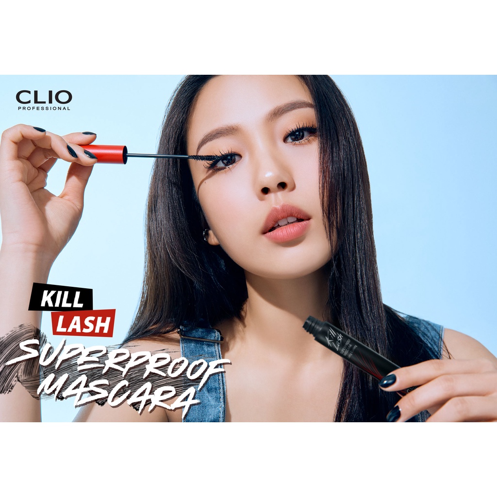 Mascara Làm Cong Mi, Chống Trôi Clio Kill Lash Superproof Mascara 7g
