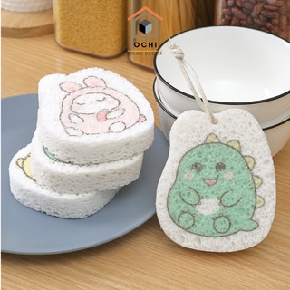 Miếng bọt biển rửa chén bát hoạt hình dễ thương