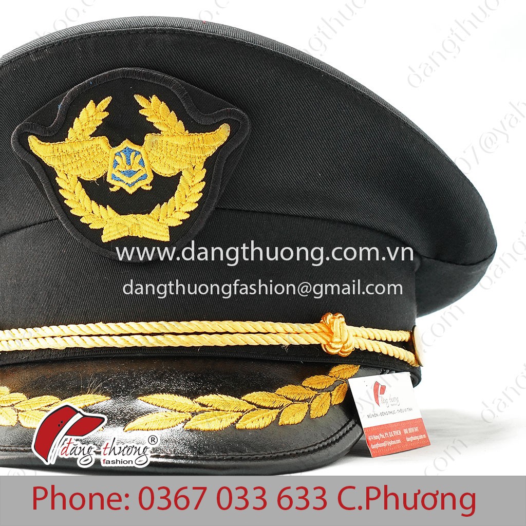 Mũ nón Cơ trưởng phi công thời trang pilot cap