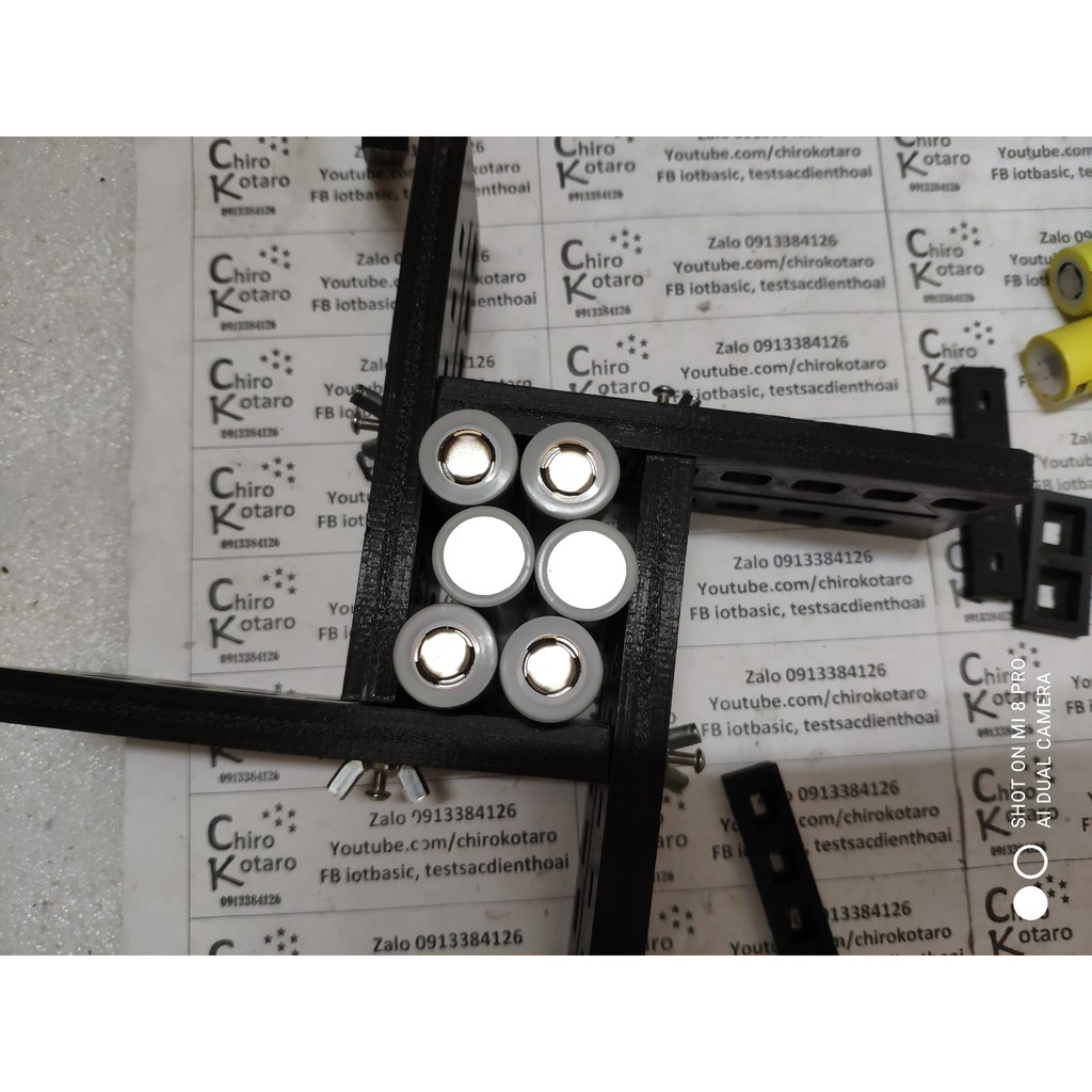 Giá đỡ hàn pin 18650 26650 32650 20650 21750 cho các mấy hàn pin thủ công