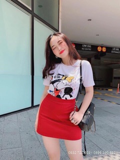 Set Chân váy Body Áo Thun