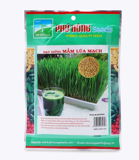 Mầm lúa mạch Phú Nông-100g
