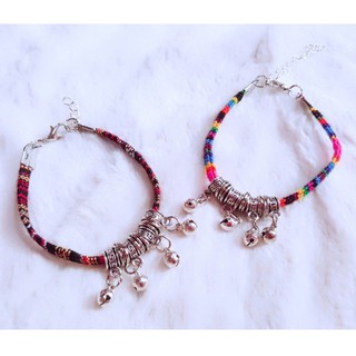 chuyên sỉ Vòng tay 5 cái giá sỉ [ Vòng tay thổ cẩm ]