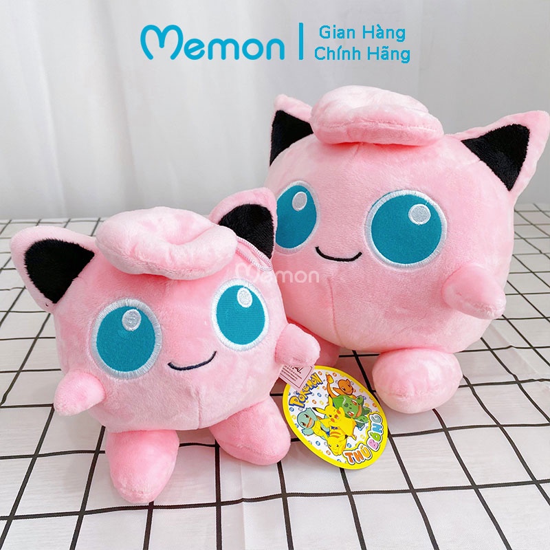 [Mã LIFEXANH03 giảm 10% đơn 500K] [Mã LIFEM1 giảm 50k đơn 99k] Gấu Bông Purin Hồng Pokemon Cấp Memon