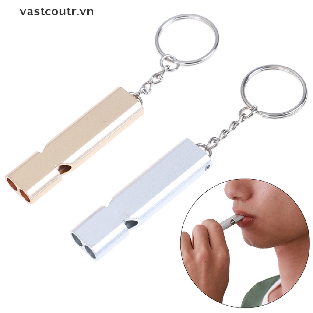 Còi Thổi Đi Cắm Trại Bằng Hợp Kim Nhôm