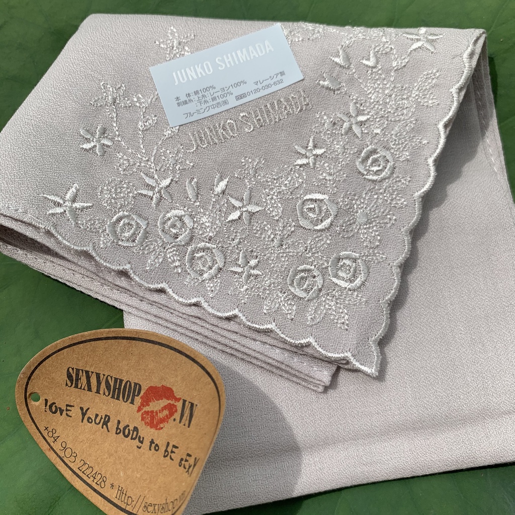 Khăn mùi xoa nữ Nhật Bản 💯 auth