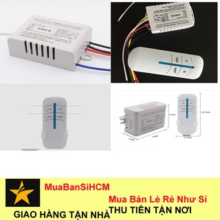 Bộ 2 sản phẩm công tắc điều khiển từ xa 1 kênh và công tắc điều khiển từ xa 2 kênh MBS 0339