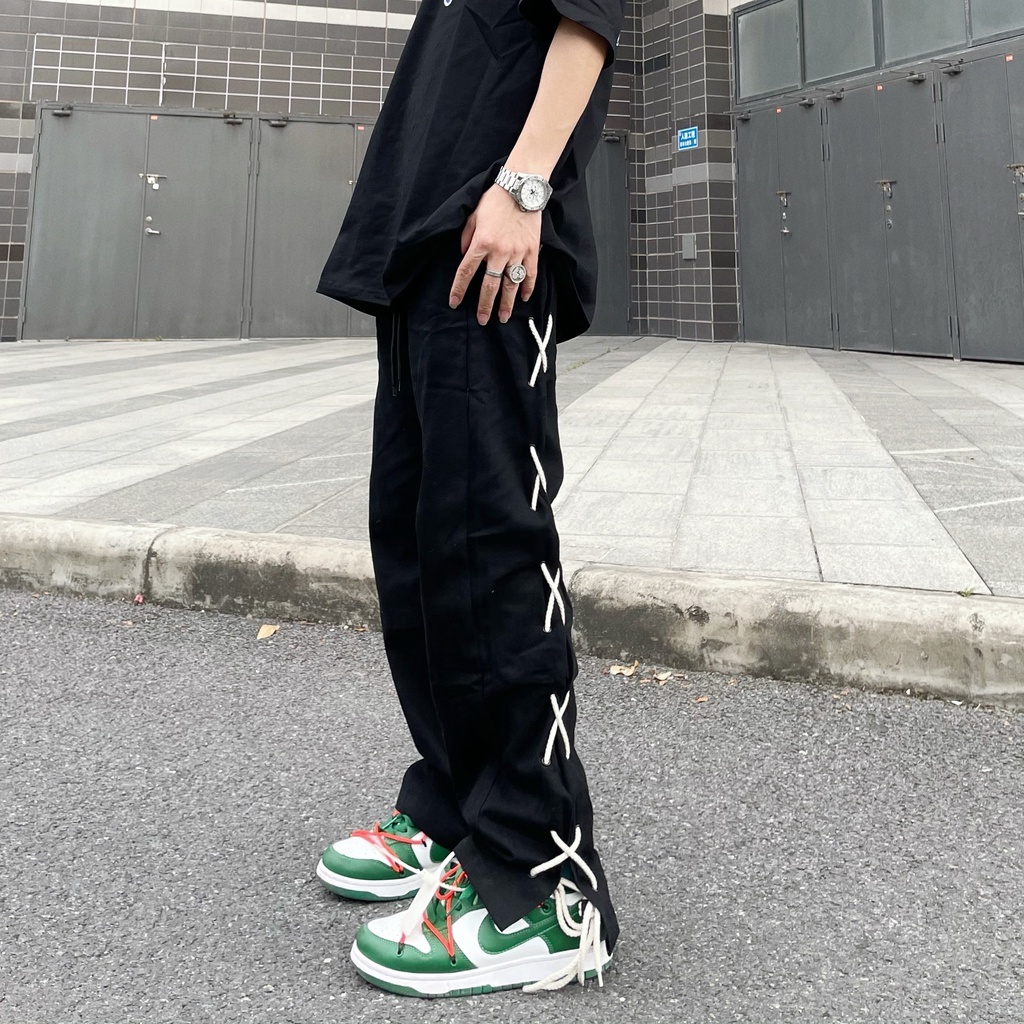 Quần Dài Nam Ống Rộng Thời Trang Phong Cách Hip Hop