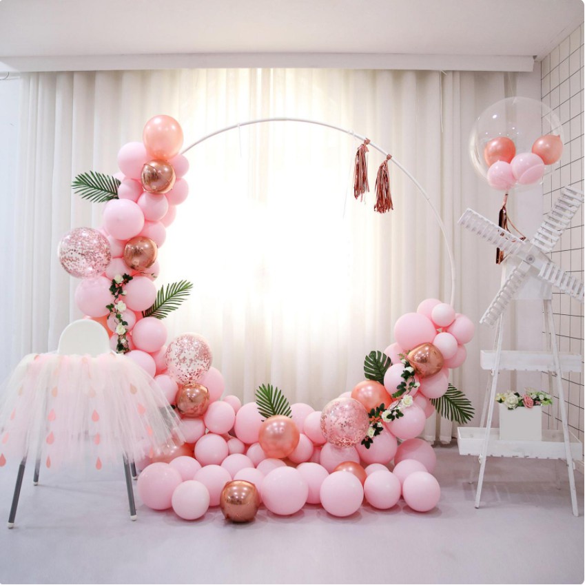 Cho thuê khung tròn, khung chữ nhật trang trí sinh nhật