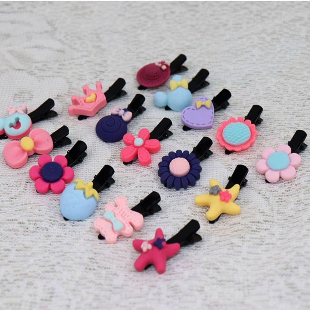 Set 1 / 5 Kẹp Tóc Màu Sắc Cầu Vồng Xinh Xắn Dành Cho Búp Bê