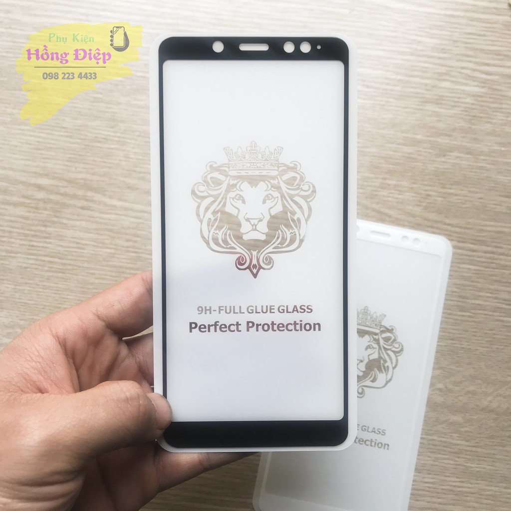 Cường Lực Full Màn Redmi Note 5 Pro Sư Tử