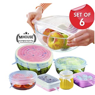 Combo 6 Miếng Màng Bọc Thực Phẩm An Toàn Vệ Sinh