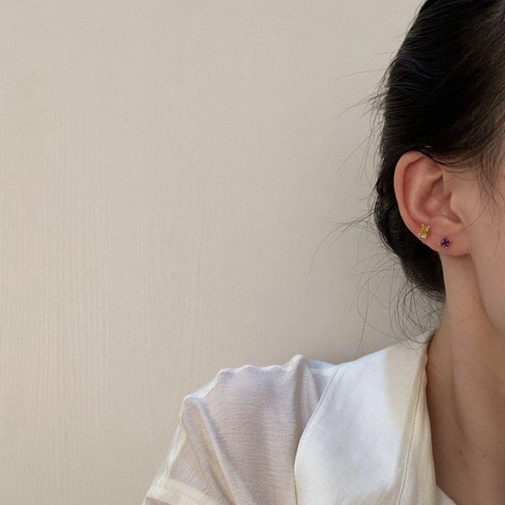 Bông Tai Xỏ Lỗ Nhiều Màu Sắc Không Gây Dị Ứng Thời Trang Cho Nữ|Trang Sức Thời Trang