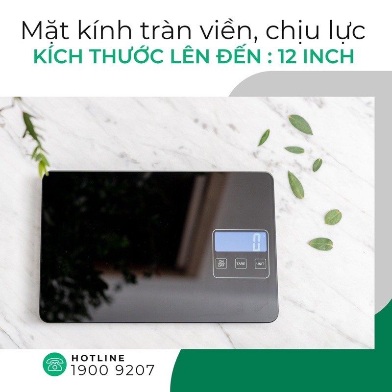 Cân điện tử mặt kính cảm ứng Unitech SU 3011