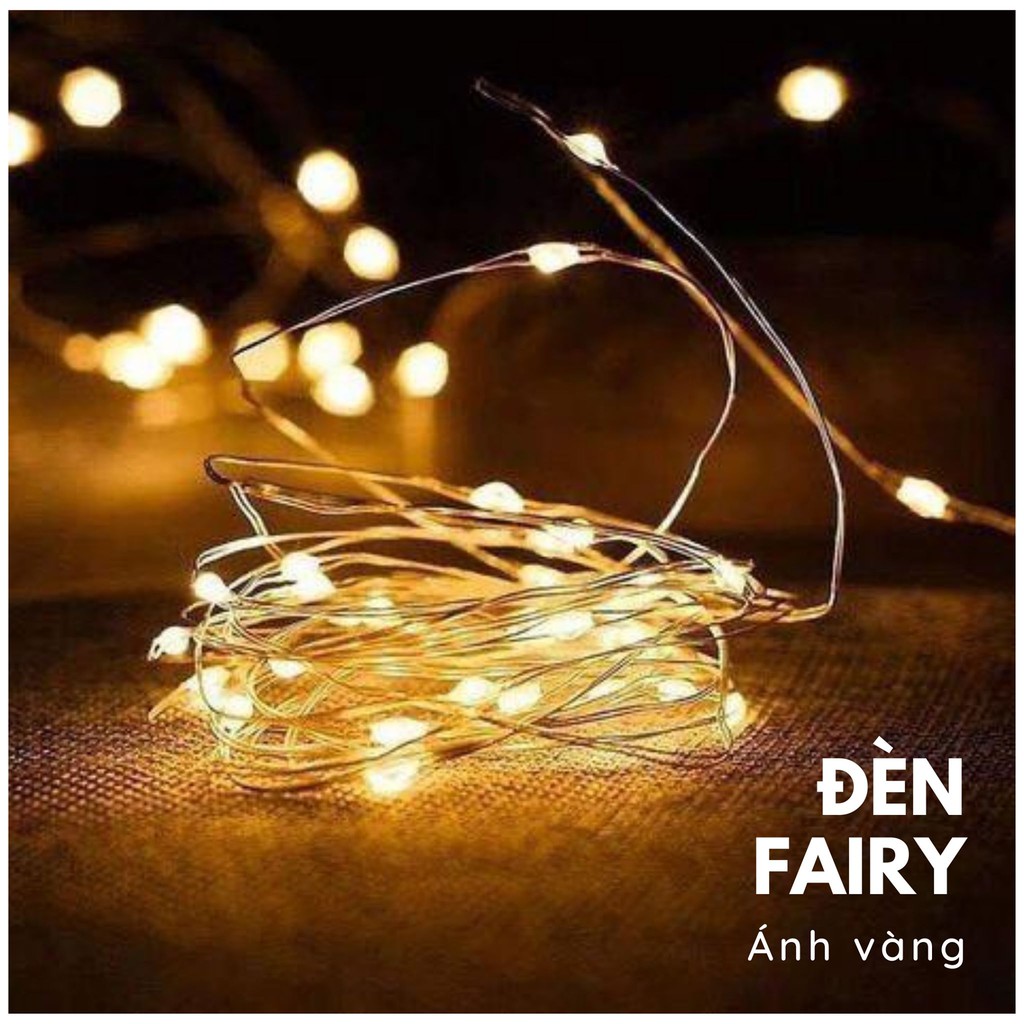 Đèn LED Fairy đèn đom đóm trang trí nhà cửa chạy pin A3 với 4 màu lựa chọn