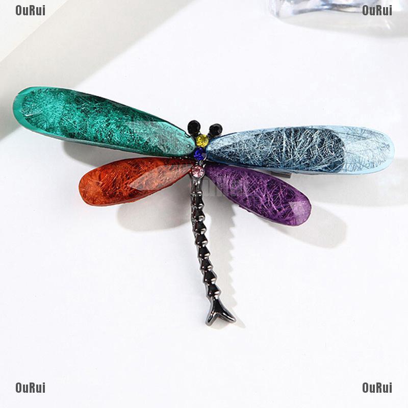 (FCC) Ghim Cài Áo Hình Chuồn Chuồn Thời Trang