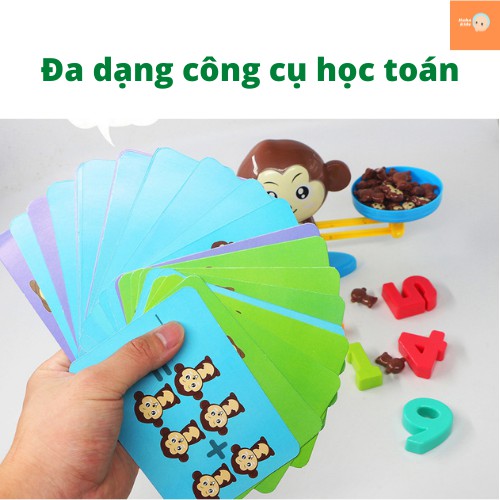 Bộ Đồ Chơi Khỉ Con Đếm Số Dạy Bé Làm Toán